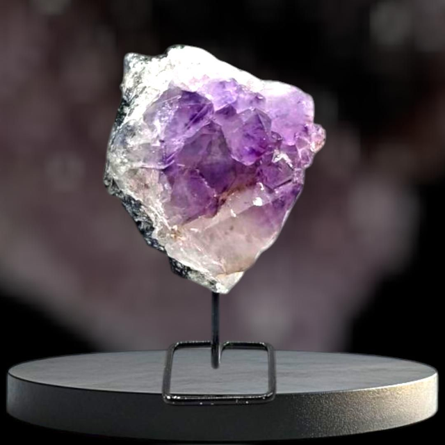 Druse d&#039;Améthyste sur pied d-4