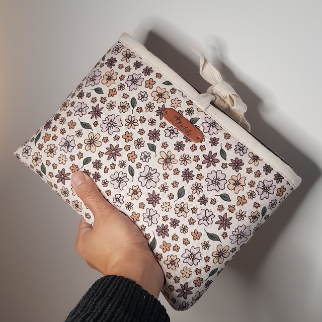 Pochette à livre - FLEURS D'AUTOMNE