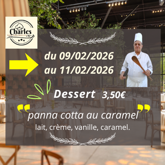 Panna cotta caramel – Pour 1 personne