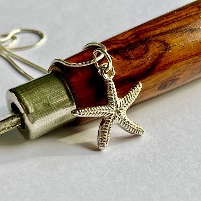 Silver Starfish Pendant