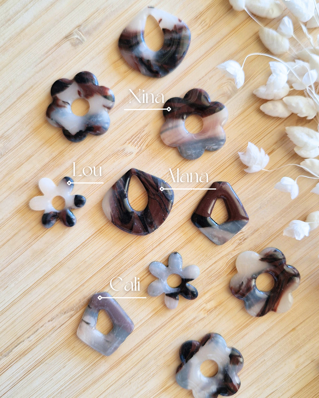 Translucide marron et noir - Pampilles  