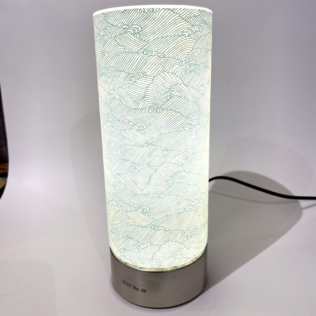 Lampe vague bleue 