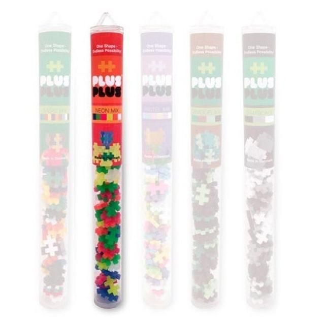 Plus-Plus Neon Mix - 100 Pcs Tube