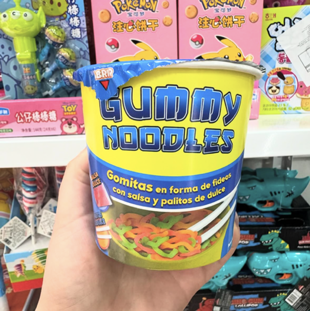Gummy noodles