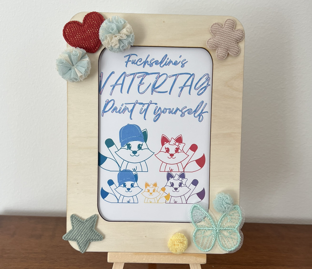 Holz-Foto-Rahmen 💙