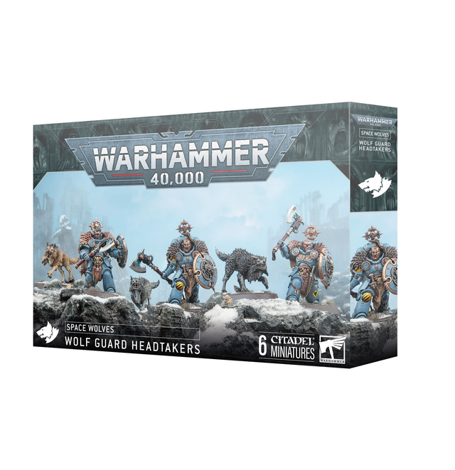 Games Workshop Wolf Guard Headtakers Space Wolves Warhammer 40K