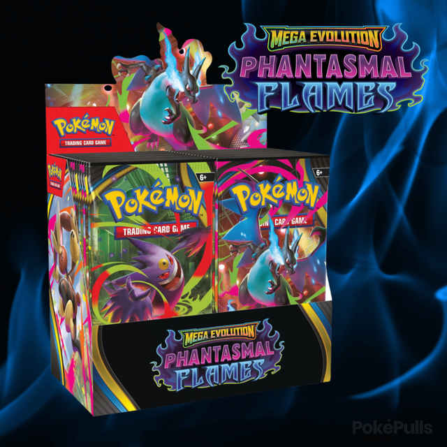 Pokémon TCG: ME2 Phantasmal Flames - Booster Box (julkaisu 14.11.2025) 1kpl / asiakas
