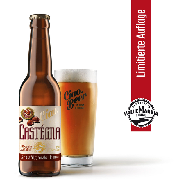 Ciao.Castegna 33cl Fr. 7.00 (24Fl. + Fr. 10.00 Depot)