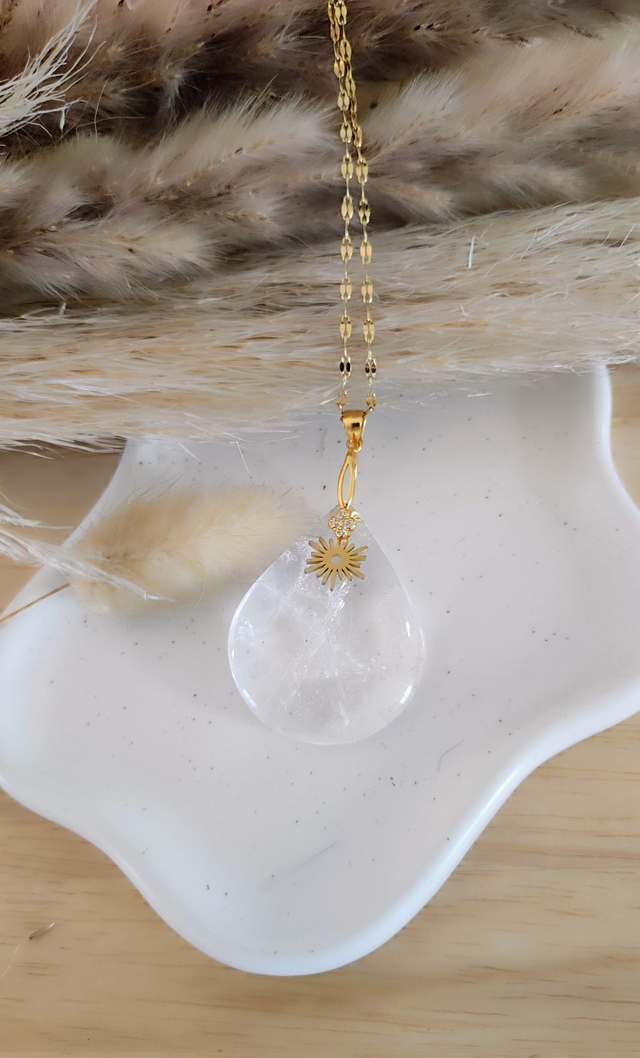 Pendentif Cristal de roche AA