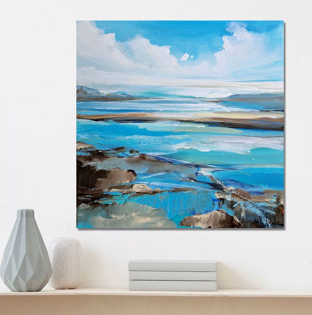 Around the world IV / 30x30cm