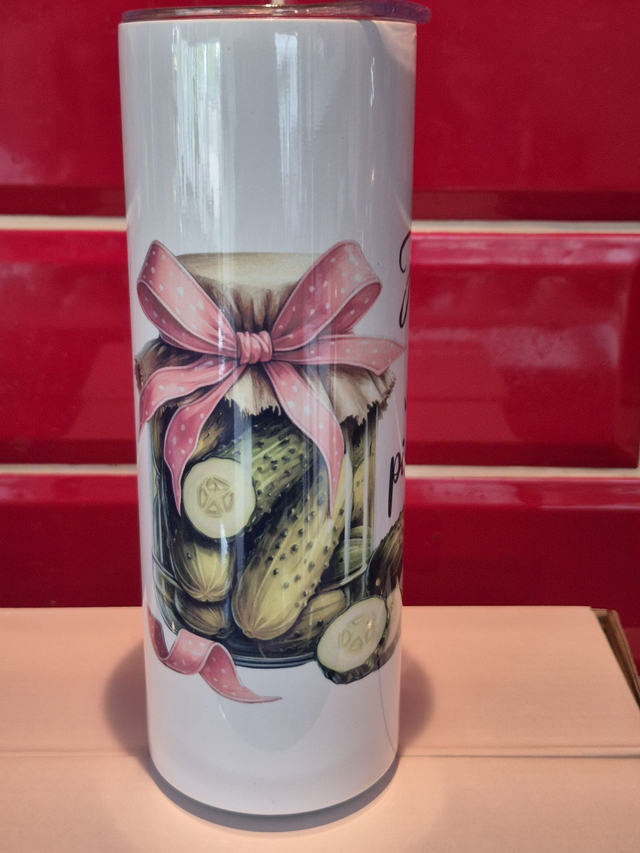 Fun Tumbler - Just a girl who loves pickles