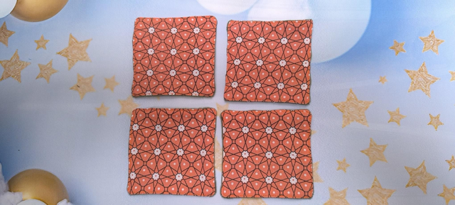 lingettes (x4) orange
