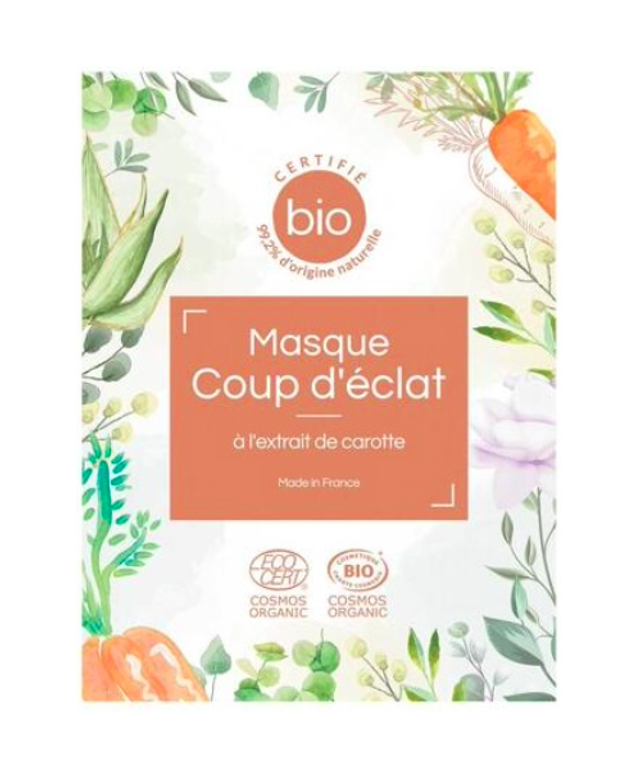 Masque Coup d'éclat Bio à la Carotte