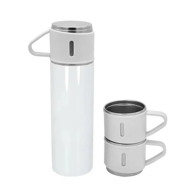 Thermos avec 2 tasses supplémentaire à personnaliser