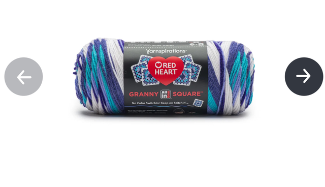 Red Heart Granny Square Amethyst