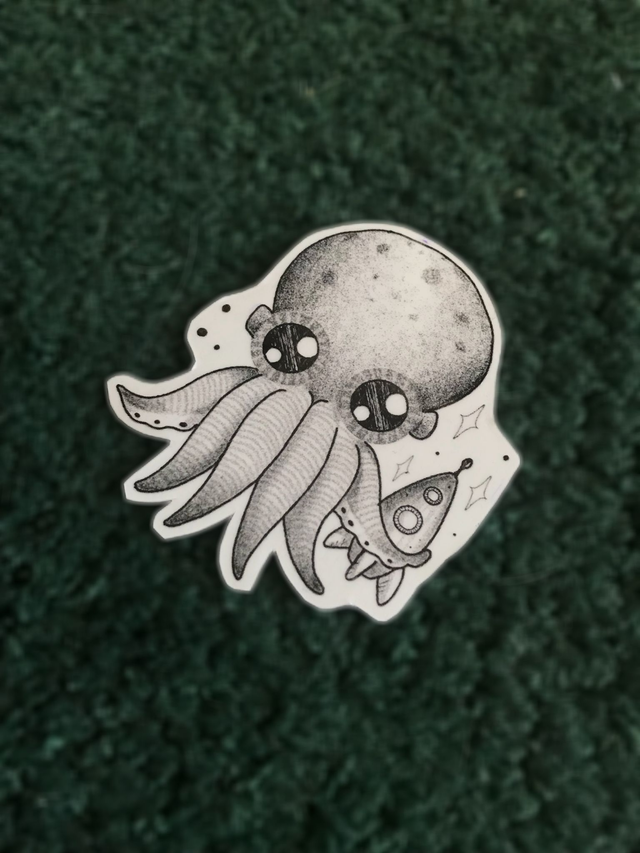 Tatouage éphémère poulpie