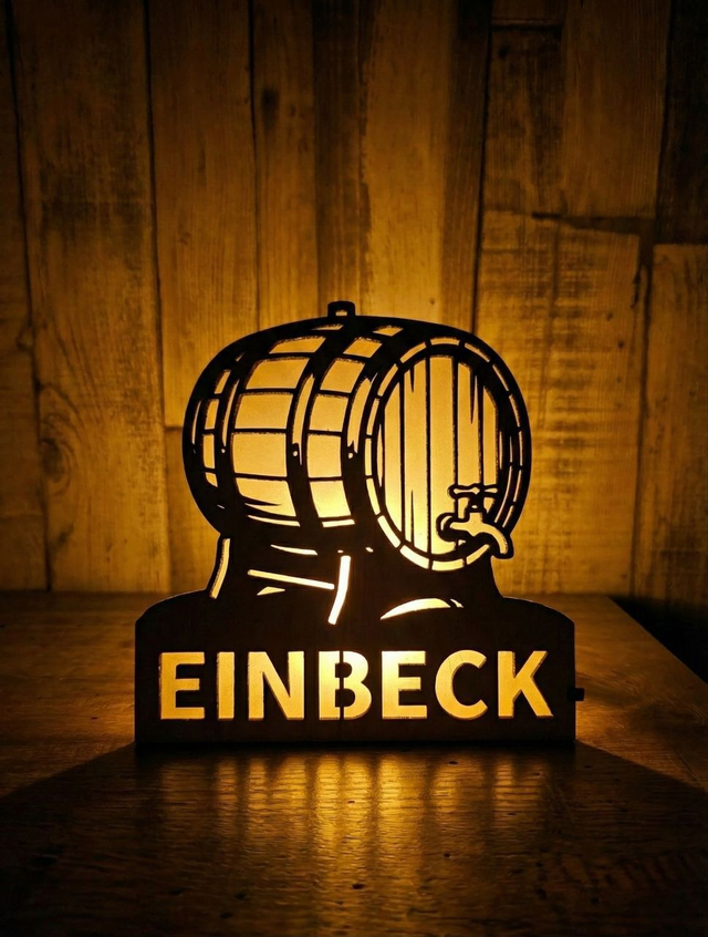Einbecker Bierfass Leuchte | Die urige Deko für die Bierstadt