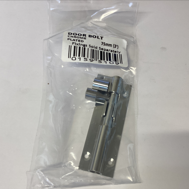 Chrome d bolt 75mm 0159510