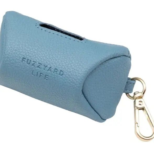 Fuzzyard French Blue Poop Bag Holder