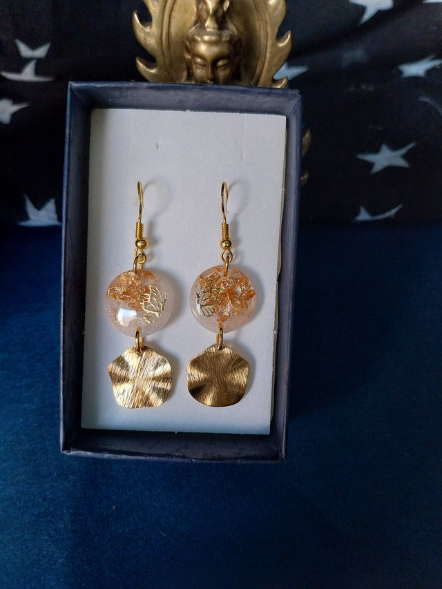 Boucles d’oreilles « Les Ailes de l’Aurore »