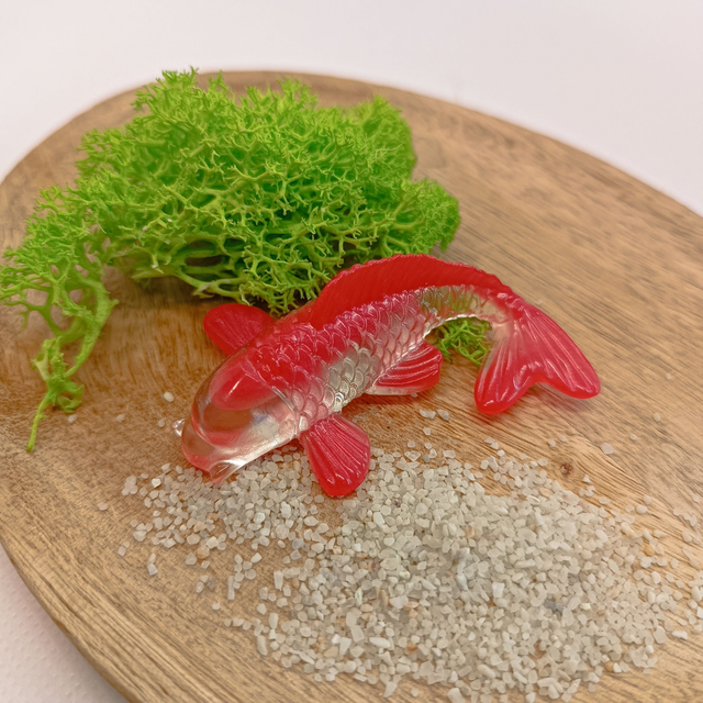 Poisson - Transparent et Rouge