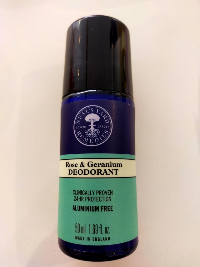 Deodorant Rose and Geranium Roll On 50ml (Neals yard)2480