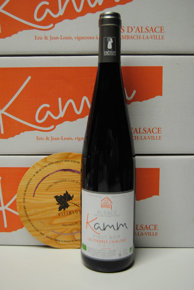 Pinot Noir Les Pierres Chaudes 2020 - Rouge Sec Tranquille - Domaine Kamm (Jean-Louis et Eric Kamm)