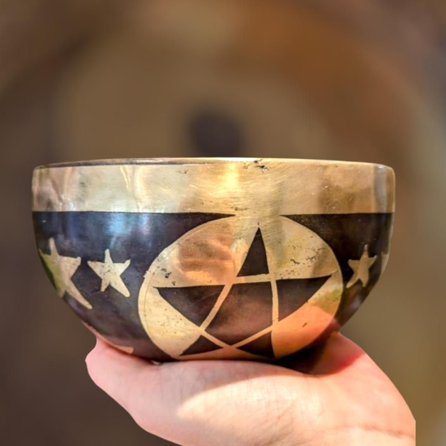Bol tibétain "Pentacle"
