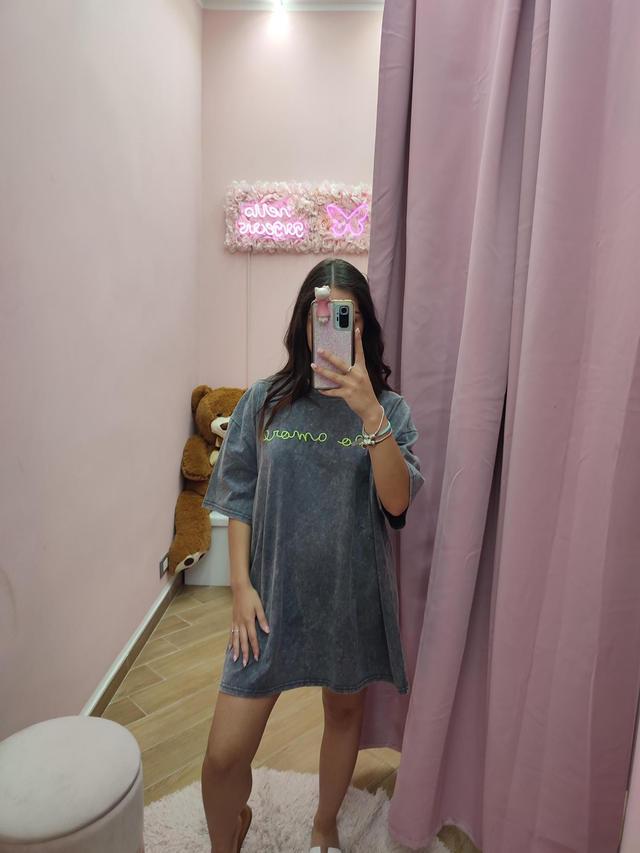 Maxi t-shirt "ciao amore"
