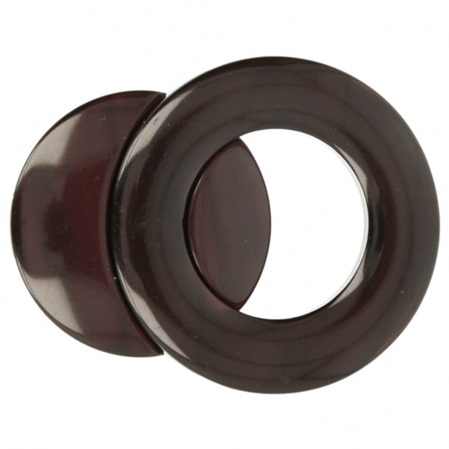 Magnetische vestsluiting kleur 881 (donkerbruin)