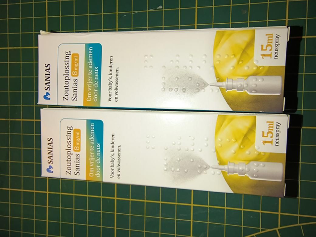 Sanias - Zoutoplossing neusspray 15ml