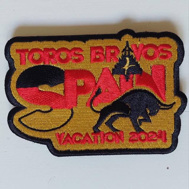 732 Spain Vacation Patch Spanish Version embroidered