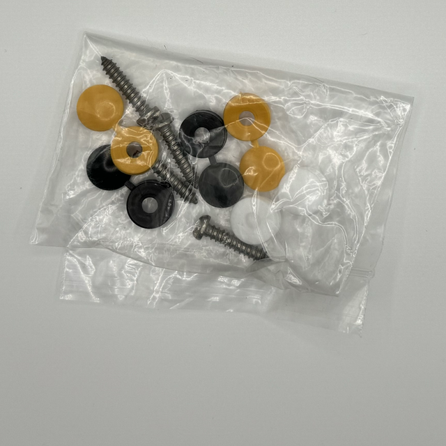 Number Plate Security Anti Tamper Screw Kit 