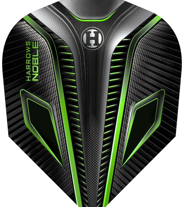 HARROWS NOBLE GREEN STANDARD FLIGHTS 5017626025787