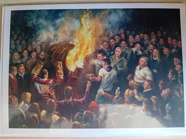 Greetings Card - Theatre of Flames