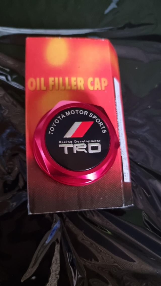 TRD OIL CAP RED