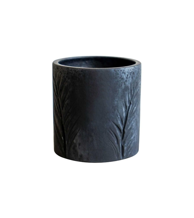 Charcoal Inprint Pot 