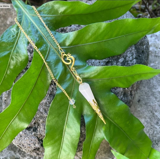 Pendule en Sélenite