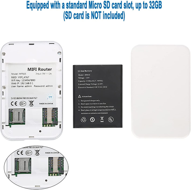 4G USB WiFi Modem Stick , Support SD Card Capacity 32G