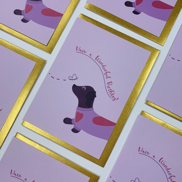 Dog Happy Birthday Card