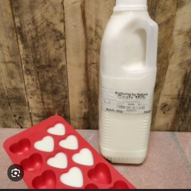 Raw goats milk frozen 1L 