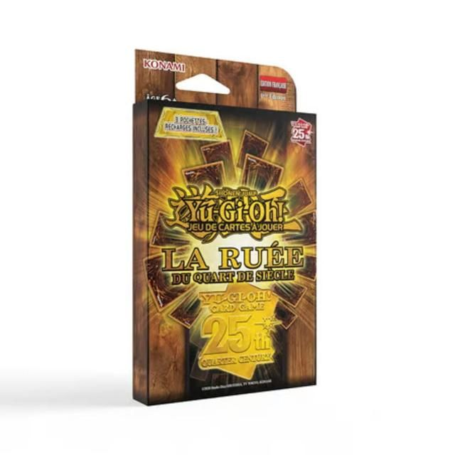 Konami Booster Tripack - Yu Gi Oh - La Ruée Du Quart De Siècle