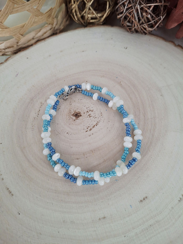 Collier Bleu en folie