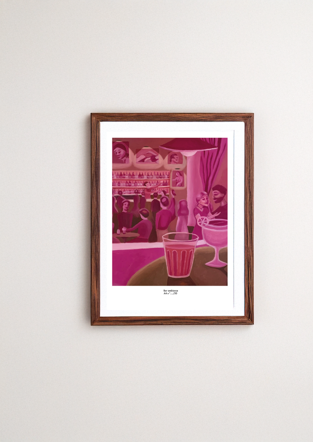 Reproduction imprimée Bar ambiance