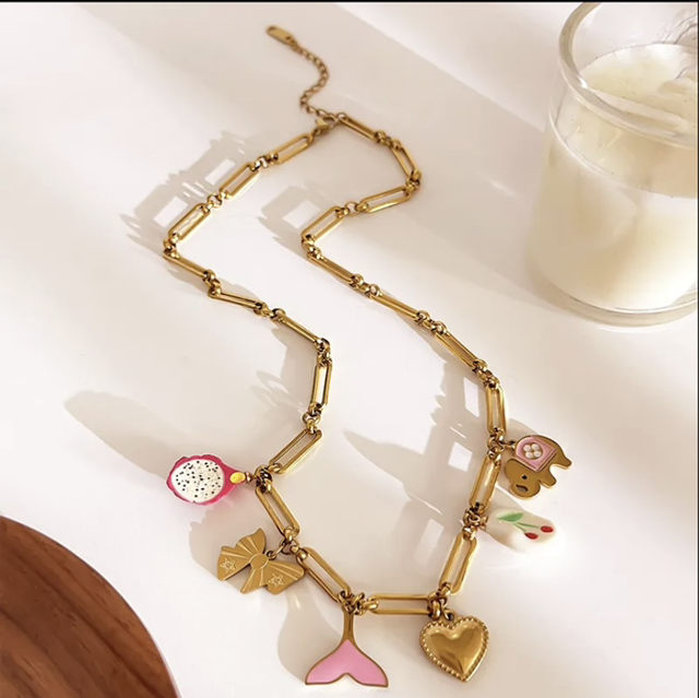 Collier breloques Inès 