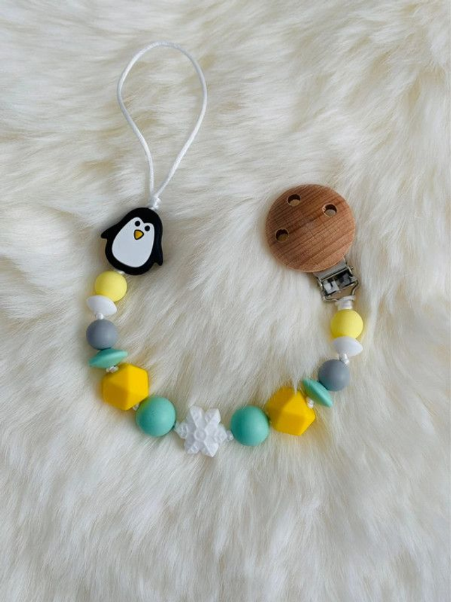 Attache tétine Pingouin 🐧 