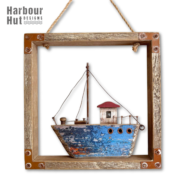 Trawler Boat Picture Frame