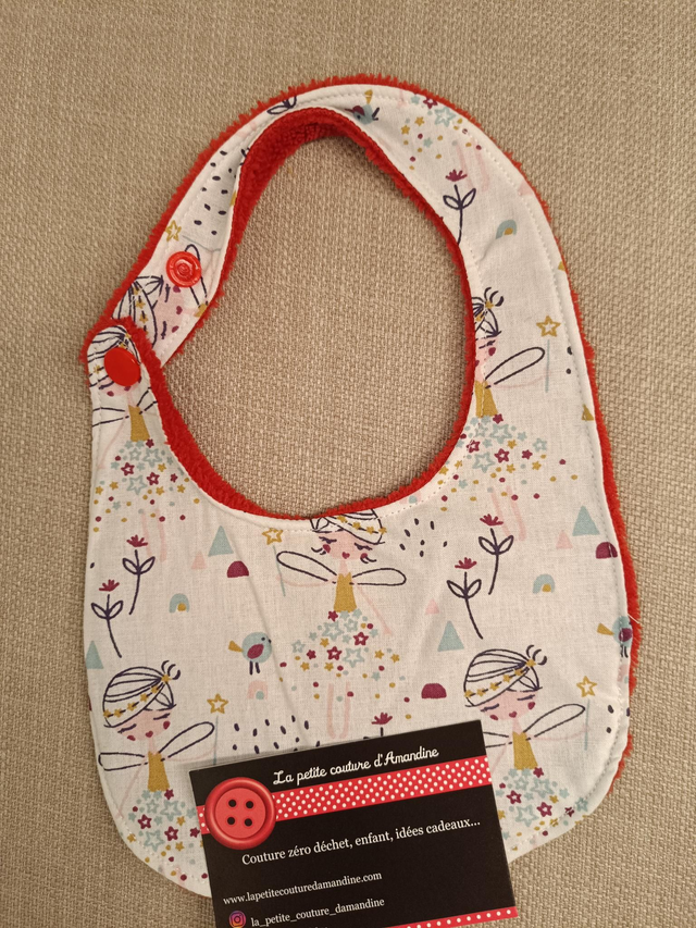 Bavoir nourrisson fée 