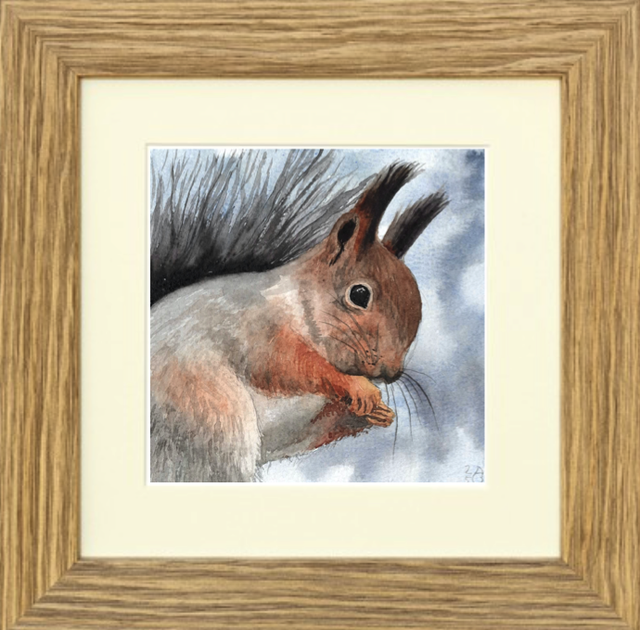 Das Winter-Hörnchen - Original