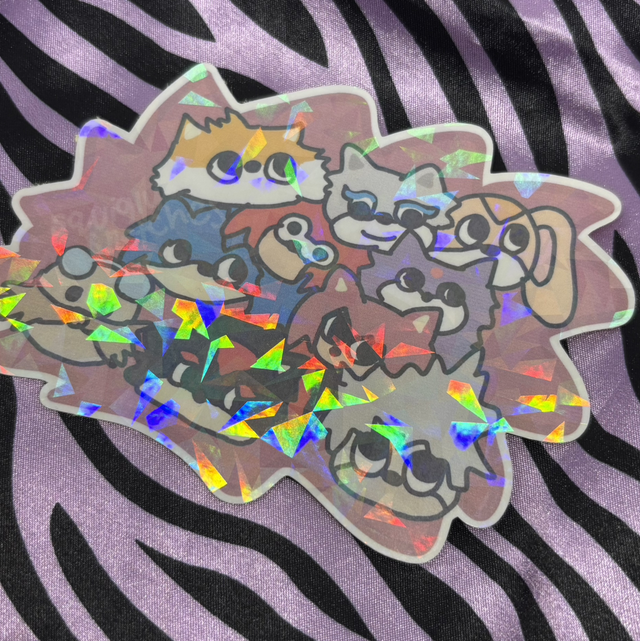 the sonic crew jumbo sticker 